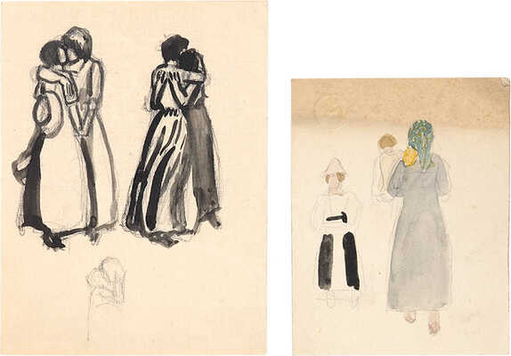 Замирайло Виктор Дмитриевич. Лот из девяти рисунков: